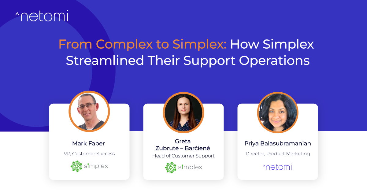 how Simplex streamlined their support operations