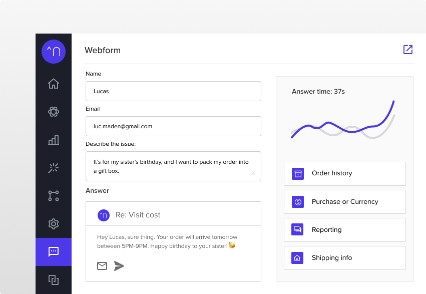 Ai Customer Service | Webform