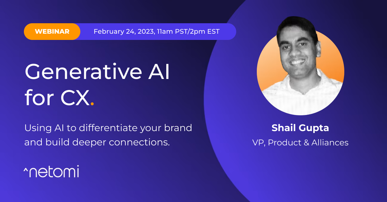 Generative AI for CX