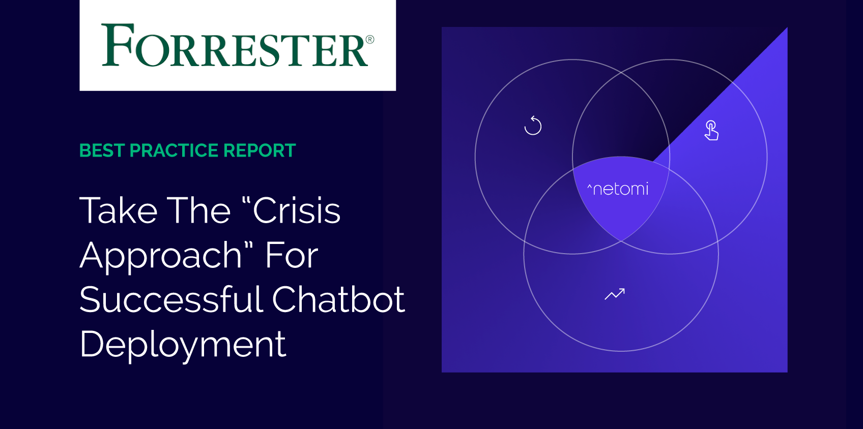 Netomi’s Framework Is In the Center of Forrester’s Take the “Crisis Approach” For Successful Chatbot Deployment Report.